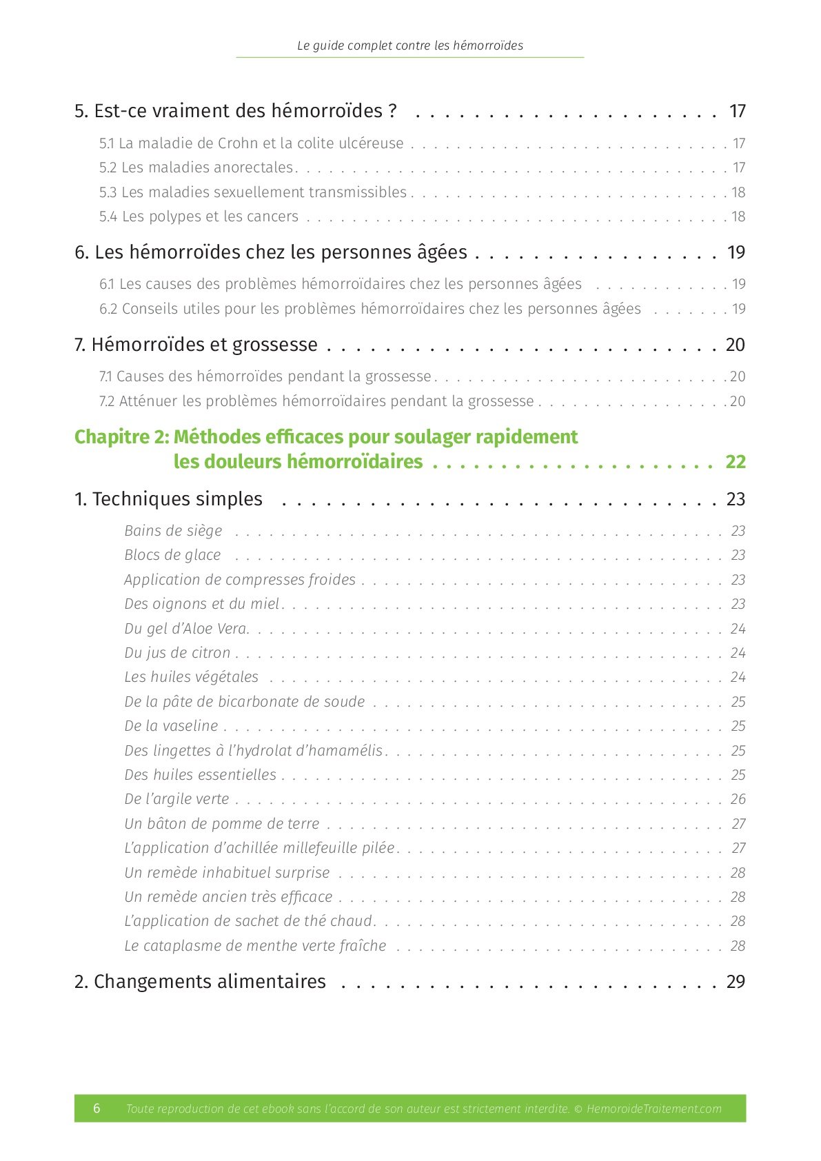 Sommaire Guide Hémo - Page 2