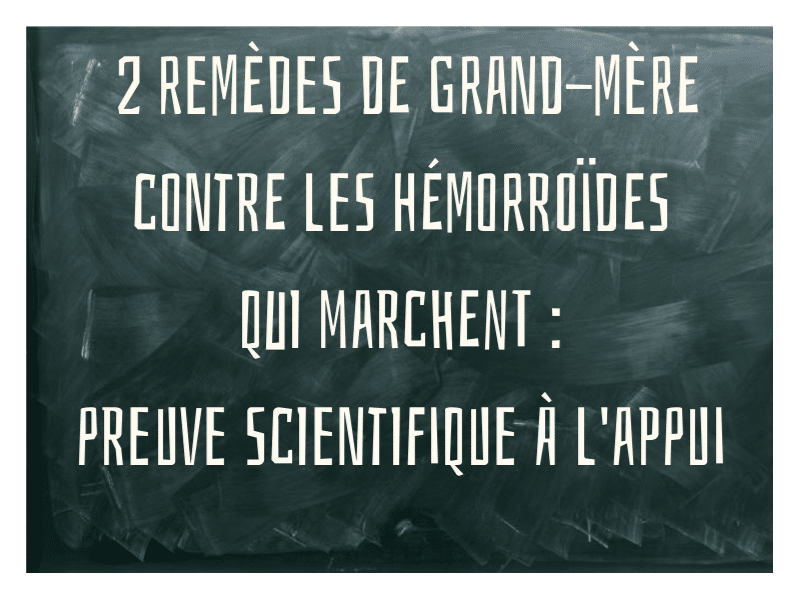 remede hemoroide